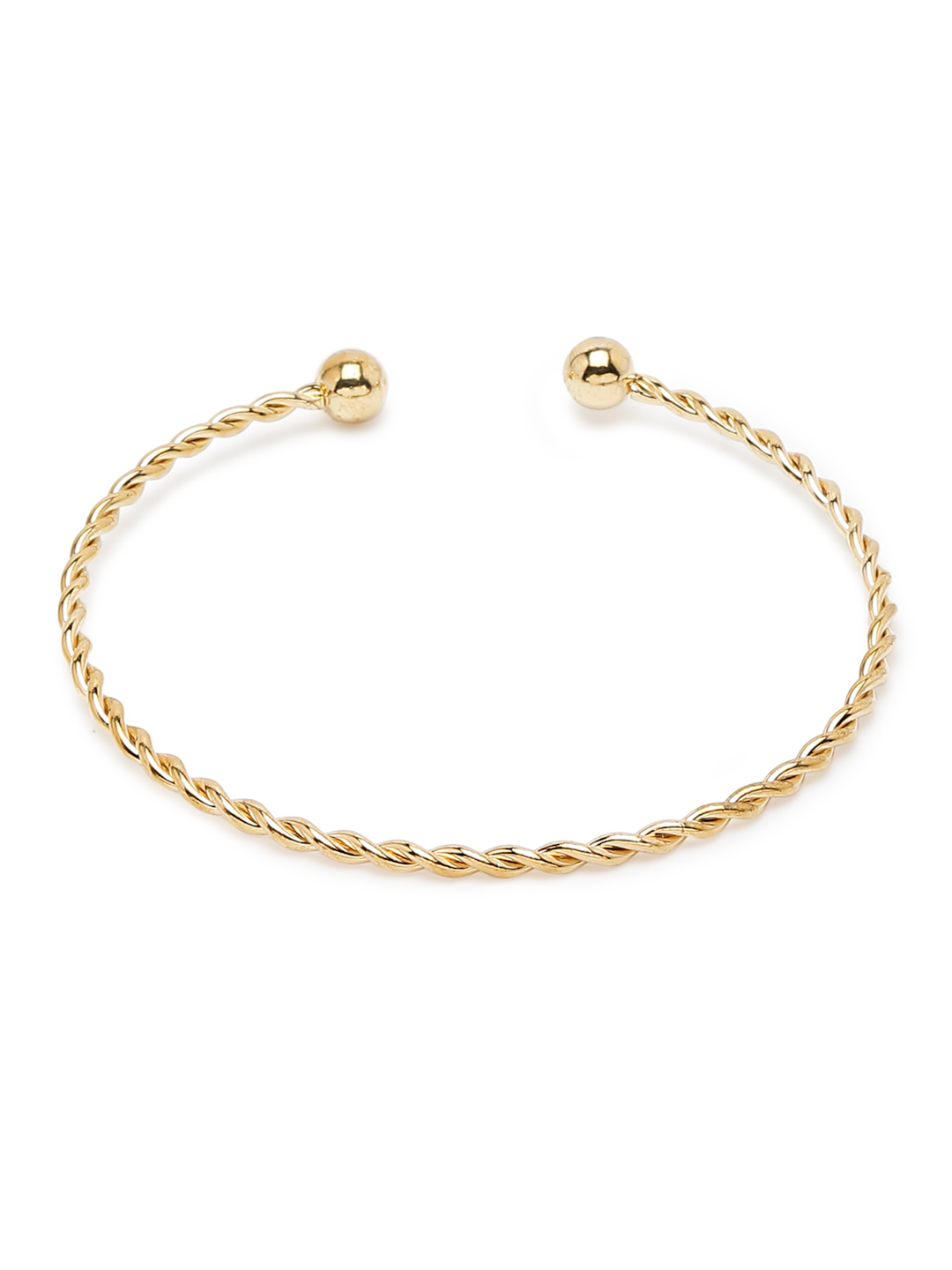 YouBella Jewellery Gold Plated Charm Bracelet Bangle for Girls and Women (Gold) (YBBN_91970)